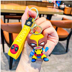 Unbranded (Wolverine) Xmen Adorable Keychain Cartoon Wolverine Accessory For Car Keys And Unbranded (Wolverine) Xmen Adorable Keychain Cartoon Wolverine Accessory For Car Keys And