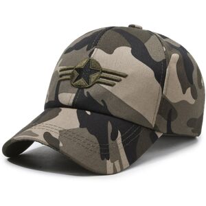Unbranded (Khaki) Five Star Camouflage Baseball Cap Peaked Caps Man Sun Fashion Hat Protec Unbranded (Khaki) Five Star Camouflage Baseball Cap Peaked Caps Man Sun Fashion Hat Protec