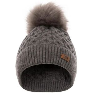 (One Size, Dark Grey) Trespass Womens/Ladies Freja Pom Pom Beanie (One Size, Dark Grey) Trespass Womens/Ladies Freja Pom Pom Beanie