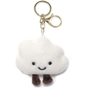 Unbranded (White) Cute Cloud Keychain Lovely Pendant Keyring Practical Phone Strap Chain K Unbranded (White) Cute Cloud Keychain Lovely Pendant Keyring Practical Phone Strap Chain K