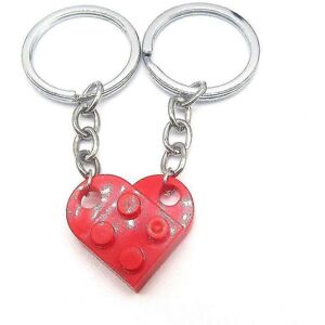 Unbranded 2pcs Love Building Blocks Keychain Couple Key Puzzle Couple Keychain Set Buckle Unbranded 2pcs Love Building Blocks Keychain Couple Key Puzzle Couple Keychain Set Buckle