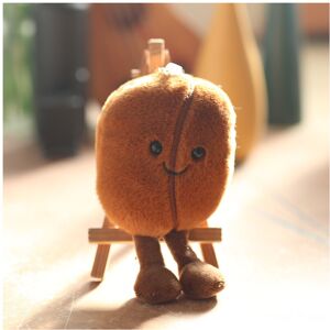 Unbranded (Coffee Bean) Attractive Plush Soft Keychain Doll Adorable Sandwich Hamburger Eg Unbranded (Coffee Bean) Attractive Plush Soft Keychain Doll Adorable Sandwich Hamburger Eg