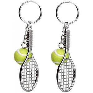 Unbranded Tennis Racket Keychain, Creative Metal Keychain Sport Keyring Tennis Ball Keyrin Unbranded Tennis Racket Keychain, Creative Metal Keychain Sport Keyring Tennis Ball Keyrin