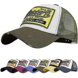 Unbranded Baseball Cap Mesh Hats Unisex Embroidered Letter Patch Casual Hats Hip Hop Sun Unbranded Baseball Cap Mesh Hats Unisex Embroidered Letter Patch Casual Hats Hip Hop Sun