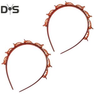 Unbranded (brown, 2pcs) 2Pcs Women Headband with Clips Double Layer Design Anti-slip Hairb Unbranded (brown, 2pcs) 2Pcs Women Headband with Clips Double Layer Design Anti-slip Hairb
