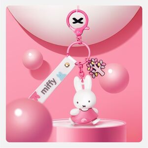 Unbranded (Pink Walk) Cute Keychain Miffy Cartoon Resin Pendant Children Backpack Accessor Unbranded (Pink Walk) Cute Keychain Miffy Cartoon Resin Pendant Children Backpack Accessor