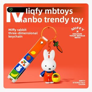 Unbranded (Carrot) Keychain Rabbit Miffy With Fruit Resin 3d Pendant For Car Travel Access Unbranded (Carrot) Keychain Rabbit Miffy With Fruit Resin 3d Pendant For Car Travel Access