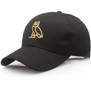 Unbranded (Black, L58-60cm) Hot Hip Sale Hop Hat With Embroidered Owl And Outdoor Duck Cap Unbranded (Black, L58-60cm) Hot Hip Sale Hop Hat With Embroidered Owl And Outdoor Duck Cap