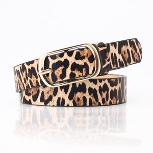 Unbranded (Leopard Print) Leather Elegant Waist Belt Women Metal Buckle Multiple Decoratio Unbranded (Leopard Print) Leather Elegant Waist Belt Women Metal Buckle Multiple Decoratio