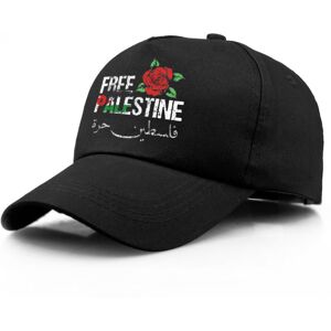 Unbranded (Black) Free Palestine Rose Letter Printed Baseball Cap Sun Hat Breathable Prote Unbranded (Black) Free Palestine Rose Letter Printed Baseball Cap Sun Hat Breathable Prote
