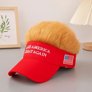 Unbranded 1x Donald Trump 2025 Hat with Hair Adjustable MAGA Baseball Cap Unbranded 1x Donald Trump 2025 Hat with Hair Adjustable MAGA Baseball Cap