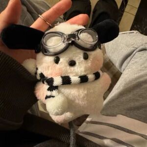 Unbranded Pilot Pochacco Outfit Plush Toy Goggles Scarf Decoration Pendant Doll Keychain Unbranded Pilot Pochacco Outfit Plush Toy Goggles Scarf Decoration Pendant Doll Keychain