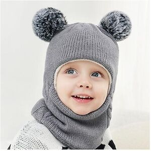 Unbranded (As show, One size) Baby Winter Hat Scarf Set 2 Pack, Toddler Beanie Hats Girl B Unbranded (As show, One size) Baby Winter Hat Scarf Set 2 Pack, Toddler Beanie Hats Girl B