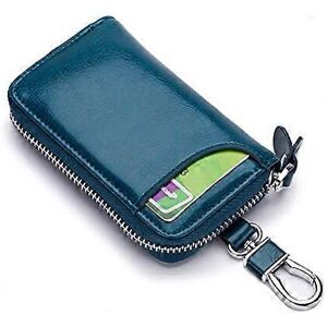 Unbranded (As show, One size) Multifunctional leather car keychain (Peacock Blue), keyhold Unbranded (As show, One size) Multifunctional leather car keychain (Peacock Blue), keyhold