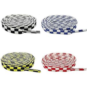 Unbranded (As show, One size) 4 pairs of mosaic printed shoelaces (4 colors), flat shoes r Unbranded (As show, One size) 4 pairs of mosaic printed shoelaces (4 colors), flat shoes r