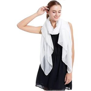 Unbranded (As show, One size) Women's Cotton Scarf Solid Color Large Sheer Shawl Wraps Unbranded (As show, One size) Women's Cotton Scarf Solid Color Large Sheer Shawl Wraps