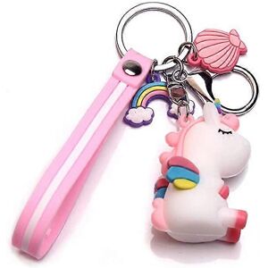Unbranded (As show, One size) Unicorn keychain gift (white), lucky silicone keychain, daug Unbranded (As show, One size) Unicorn keychain gift (white), lucky silicone keychain, daug