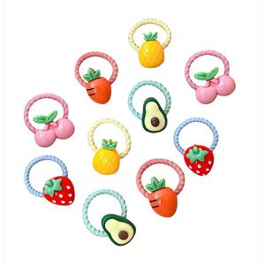 Unbranded (As show, One size) 10 Pieces Cartoon Hair Clips And Elastic Hair Ties Animal Me Unbranded (As show, One size) 10 Pieces Cartoon Hair Clips And Elastic Hair Ties Animal Me