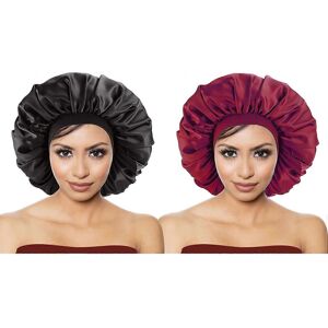 Unbranded (As show, One size) Satin Night Hair Cap, Sleep Caps, Wide Band Stretchy Night C Unbranded (As show, One size) Satin Night Hair Cap, Sleep Caps, Wide Band Stretchy Night C