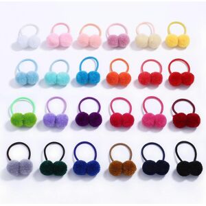 Unbranded (As show, One size) 48pcs Baby Girl Hair Ties Soft Rubber Hair Ties Multicolor P Unbranded (As show, One size) 48pcs Baby Girl Hair Ties Soft Rubber Hair Ties Multicolor P