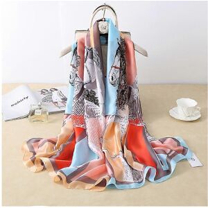 Unbranded (As show, One size) Large silk scarf women winter beach scarf sun protection sil Unbranded (As show, One size) Large silk scarf women winter beach scarf sun protection sil