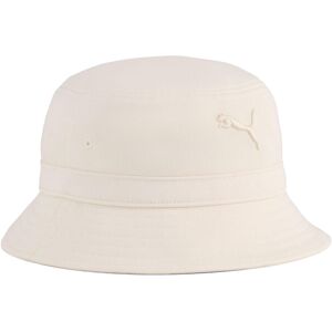(M, White) Puma Unisex Adult Premium Essential Logo Bucket Hat (M, White) Puma Unisex Adult Premium Essential Logo Bucket Hat