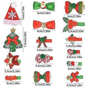 Unbranded (As show, One size) 15 Pieces Christmas Hairpin, Christmas Hat Hair Clips, Chris Unbranded (As show, One size) 15 Pieces Christmas Hairpin, Christmas Hat Hair Clips, Chris