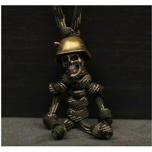 Unbranded (As show, One size) 1Pcs Skeleton Keychain Skeletonskeleton Soldier Paracord Key Unbranded (As show, One size) 1Pcs Skeleton Keychain Skeletonskeleton Soldier Paracord Key
