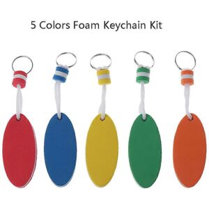 Unbranded (As show, One size) for Creative Foam Floating Keychain 5 Colors Oval Shape for Unbranded (As show, One size) for Creative Foam Floating Keychain 5 Colors Oval Shape for