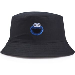 Unbranded (BlackBlue) Sesame Street Cartoon Fisherman Hat Double Sided Basin Hat Beach Sun Unbranded (BlackBlue) Sesame Street Cartoon Fisherman Hat Double Sided Basin Hat Beach Sun