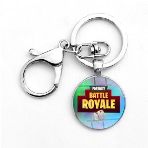 Unbranded (04) Cabochon Laser Printing Fortnite Keychain Stainless Steel Key Key Ring Hold Unbranded (04) Cabochon Laser Printing Fortnite Keychain Stainless Steel Key Key Ring Hold