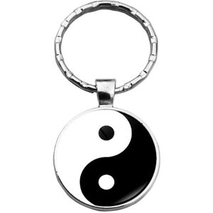 Unbranded (2) Tai Yang Yin Chi Glass Metal Keychain Backpack Car Gifts Decoration Pendant Unbranded (2) Tai Yang Yin Chi Glass Metal Keychain Backpack Car Gifts Decoration Pendant
