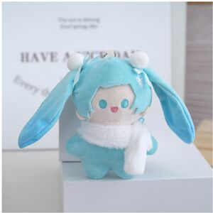 Unbranded (Blue) Appealing Hatsune Cartoon Miku Plush Keychain For Charming Couple Options Unbranded (Blue) Appealing Hatsune Cartoon Miku Plush Keychain For Charming Couple Options