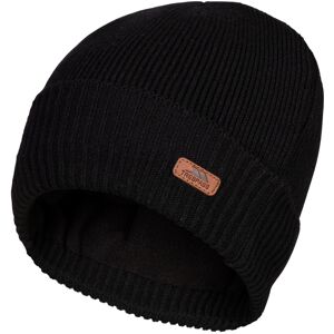 (L/XL, Black) Trespass Unisex Adult Beanie Fleece Lined Chuck (L/XL, Black) Trespass Unisex Adult Beanie Fleece Lined Chuck