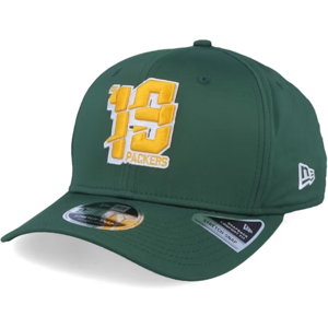 (S/M) Green Bay Packers Cap Adult New Era NFL Number Stretch Hat - New (S/M) Green Bay Packers Cap Adult New Era NFL Number Stretch Hat - New