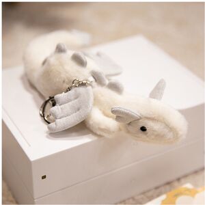 Unbranded (White Dragon) Plush Animal Keychain Super Soft Pp Cotton Bag Charm For Gift Kid Unbranded (White Dragon) Plush Animal Keychain Super Soft Pp Cotton Bag Charm For Gift Kid
