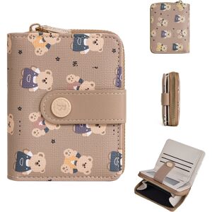 Unbranded (Brown) BAELLERRY N5584 Cute Cartoon Bear Wallet Coin Purse Card Case with Butto Unbranded (Brown) BAELLERRY N5584 Cute Cartoon Bear Wallet Coin Purse Card Case with Butto