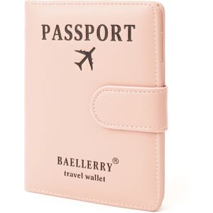 Unbranded (Pink) BAELLERRY K2393 Travel Passport Holder Cover RFID Blocking Wallet for Cre Unbranded (Pink) BAELLERRY K2393 Travel Passport Holder Cover RFID Blocking Wallet for Cre