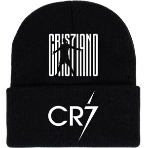 Unbranded (StyleD) Ronaldo Knitted Cristiano Black Cap Cr7 Printed Hat Warm Daily Wear Fan Unbranded (StyleD) Ronaldo Knitted Cristiano Black Cap Cr7 Printed Hat Warm Daily Wear Fan
