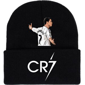 Unbranded (StyleC) Ronaldo Knitted Cristiano Black Cap Cr7 Printed Hat Warm Daily Wear Fan Unbranded (StyleC) Ronaldo Knitted Cristiano Black Cap Cr7 Printed Hat Warm Daily Wear Fan