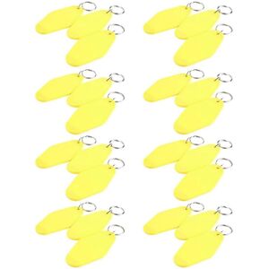 Unbranded For 24 Pcs Motel Keychain Diy Blank Hotel Keychains Sublimation Yellow Unbranded For 24 Pcs Motel Keychain Diy Blank Hotel Keychains Sublimation Yellow