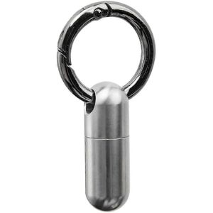 Unbranded Portable Pill Organizer Keychain Silver2, Waterproof Stainless Steel Medication Unbranded Portable Pill Organizer Keychain Silver2, Waterproof Stainless Steel Medication