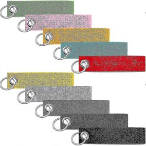 Unbranded Blank Felt Keychains Pack of 20 Multicolor, DIY Craft Keychain 13x3cm Unbranded Blank Felt Keychains Pack of 20 Multicolor, DIY Craft Keychain 13x3cm