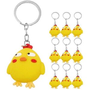 Unbranded Mini Yellow Chick Keychain Set of 10, Cute Pendant, Small Bird Bag Charm Unbranded Mini Yellow Chick Keychain Set of 10, Cute Pendant, Small Bird Bag Charm