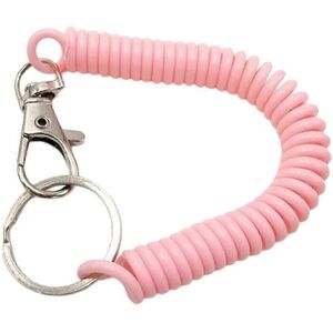 Unbranded Retractable Key Holder Pink, Spring Loaded Keychain, Security Key Ring Yellow Unbranded Retractable Key Holder Pink, Spring Loaded Keychain, Security Key Ring Yellow