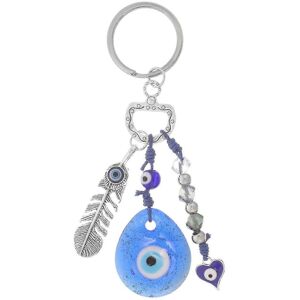 Unbranded Evil Eye Keychain, Car Key Protection Charm, Blue Eye Pendant for Women Unbranded Evil Eye Keychain, Car Key Protection Charm, Blue Eye Pendant for Women