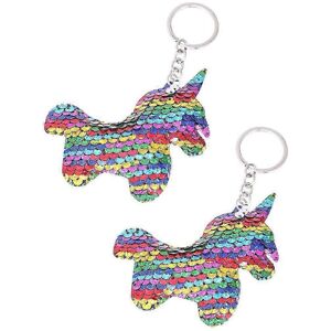 Unbranded Rainbow Metal Car Keychain Set of 2, Women Girls Keyring, Birthday Gift Bag Pend Unbranded Rainbow Metal Car Keychain Set of 2, Women Girls Keyring, Birthday Gift Bag Pend