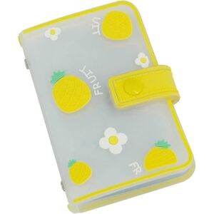 Unbranded Women's Card Holder Set of 3, Fruit Design PVC Wallet Yellow Pineapple Unbranded Women's Card Holder Set of 3, Fruit Design PVC Wallet Yellow Pineapple
