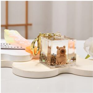 Unbranded (Hug) Bag Capybara Creative Charm Keychain With Colorful Gradient Rope Gifts Kid Unbranded (Hug) Bag Capybara Creative Charm Keychain With Colorful Gradient Rope Gifts Kid