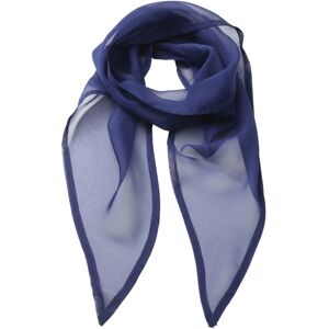 (One Size, Marine Blue) Premier Unisex Adult Colours Chiffon Scarf (One Size, Marine Blue) Premier Unisex Adult Colours Chiffon Scarf